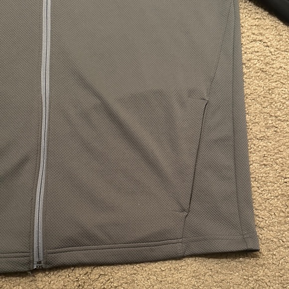 Under Armour Mens Long Sleeve Lightweight Full Zip Jacket Gray Size L - Picture 3 of 9